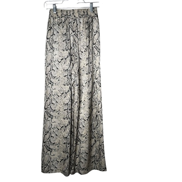 REFORMATION 100% Silk Snake Skin Python Set Animal Print Cropped Matching Set 4 - Picture 8 of 13